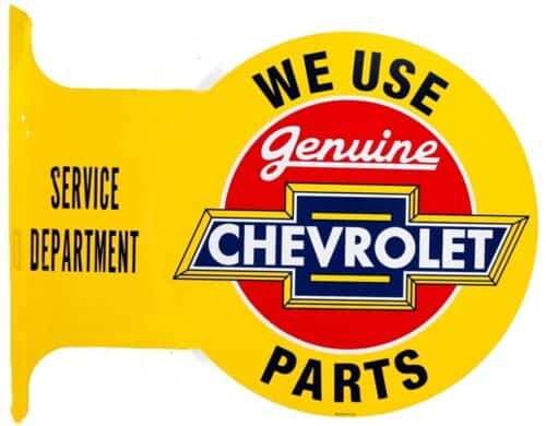 Chevy Flange Sign